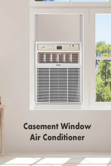 horizontal air conditioner in sliding window