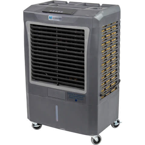 hessaire mc37a 3,100 cfm portable evaporative air cooler review